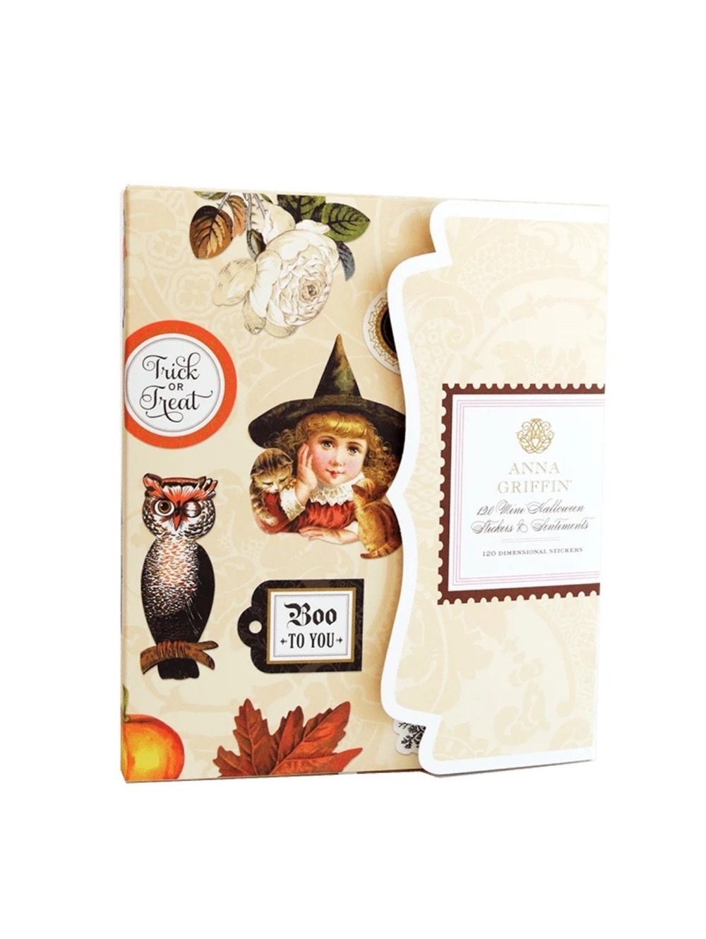 Anna Griffin Mini Halloween Stickers & Embellishments 120 Ct, Scrapbooking
